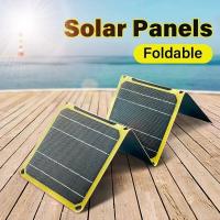 Panel Solar ETFE Plegable 40W Generador De Energía De Emergencia Portátil Para Exteriores Salida USB 5V 9V 12V Recarga De Teléfonos Móviles - details 0