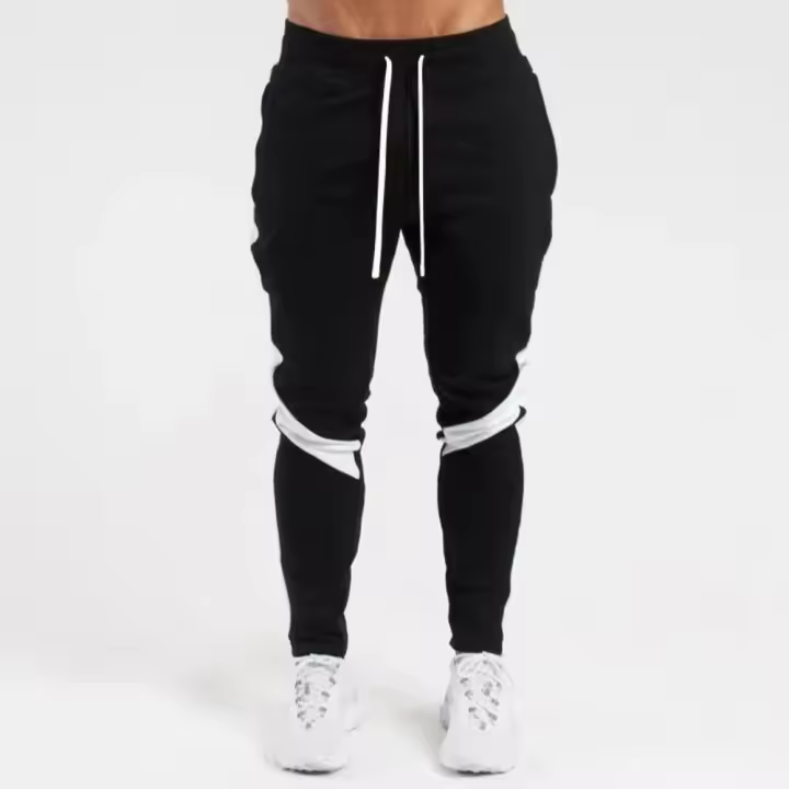 Pantalones Deportivos Para Hombre Joggers Casuales Con Costuras Fitness Sportswear Ropa De Gimnasio Pants Skinny Sudaderas - 1