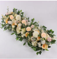 Decoración De Muralla De Flores Para Boda DIY 50/100cm Silkworm Peonías Y Rosas Artificiales Suministros Para Arreglo Floral Decoración De Arco De Boda Y Fondo - details 11