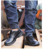 Zapatos De Seguridad Para Hombre Zapatillas De Punta De Acero Ligera Botas Impermeables Protección Industrial Para Los Pies Envío Gratis - details 12