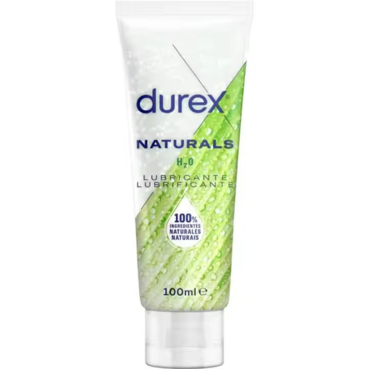 Durex Gel Lubricante Naturals 100ml - Intimate - Hidratante - Extra Sensitivo - Fórmula Suave - 1