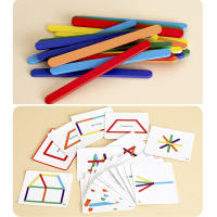 Juego Educativo Montessori De Madera Para Niños Creativo Con Palos Y Anillos Juego De Lógica Para El Desarrollo Infantil Temprano Para Niños Mayores De 3 Años - details 21