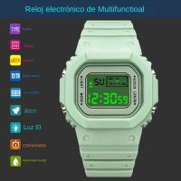 Reloj Digital LED Para Hombre Y Mujer Resistente Al Choque Pantalla Digital De Silicona Impermeable Deportivo Con Fecha - details 1