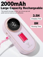 YOKEFELLOW Máquina De Uñas Eléctrica Recargable 40000RPM Sin Cable Para Archivar E-Acrílico Y Gel Uso Profesional Manicura Eléctrica - details 4