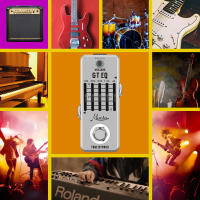 Pedal De Efecto De Guitarra ROWIN 5-band Paramétrico Igualizador De Frecuencia Compensador ±18dB Rango Metal Y Plástico - details 0