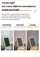 Espejo De Maquillaje Plegable Para Viajes Con Luz LED Y Recarga USB Rotación De 360° Espejo De Vestíbulo Portátil Para Mujeres Regalos - details 3