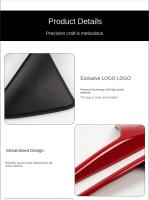 Cubierta Protectora De Cámara Lateral Para Coche ABS Fibra De Carbono Compatible Con Tesla Model 3/Y/X/S 2017-2022 Cubierta De Señal De Giro - details 2
