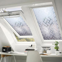 Película De Cubierta De Ventana Privada Y Decorativa Adhesiva Estática Para Vidrio Pegatina Decorativa De Privacidad Frosted - details 4