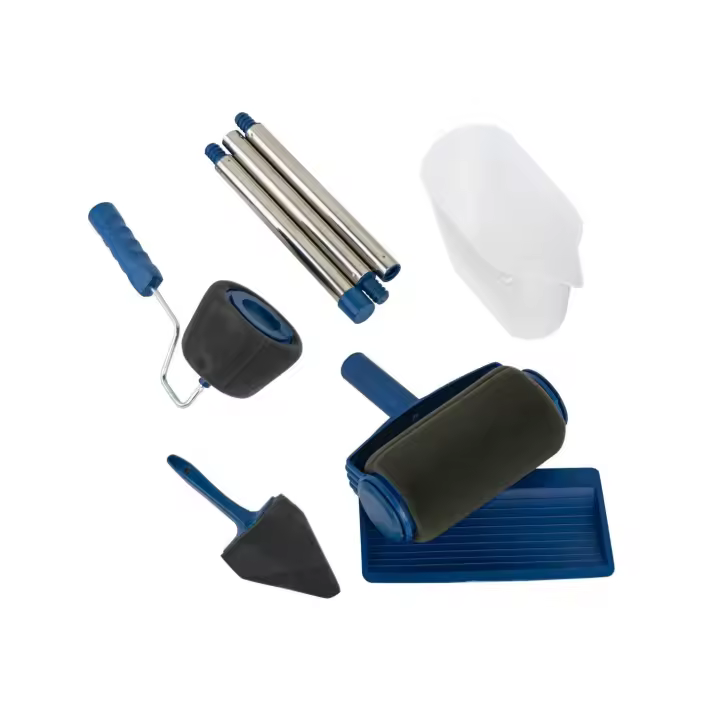 Mediawave Store Anti Drop Rodillo de Pintura con Tanque Recargable y Mango Extensible, Herramienta DIY para Jardín - 1