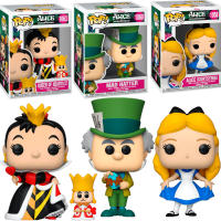 Funko Pack 3 Alicia Curtsying Reina Corazones Sombrerero Loco Mad hatter Queen Hearts  1060 1058 1063 Alicia Pais Maravillas Alice Wonderful Land  Disney Funko Pop Funko Pop - details 0
