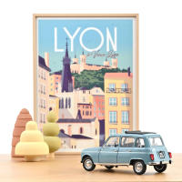 RENAULT 4 L 1966 FRENCH BLUE 1:18 NOREV 185255 - details 2