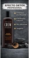 American Crew Champú Detox 1000ml - Sin Silicona, Exfoliante del Cuero Cabelludo, para todo tipo de cabello - details 1