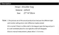 Mochila De Viaje Casual Para Mujer Impermeable De Oxford Gran Capacidad Con Hombros Múltiples Funciones Estilo Escolar - details 0