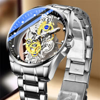 Reloj De Negocios Para Hombre Lujo Plata Acero Inoxidable Reloj De Cuarzo Luminoso Cronógrafo Resistente Al Choque Reloj De Pulsera Casual - details 10
