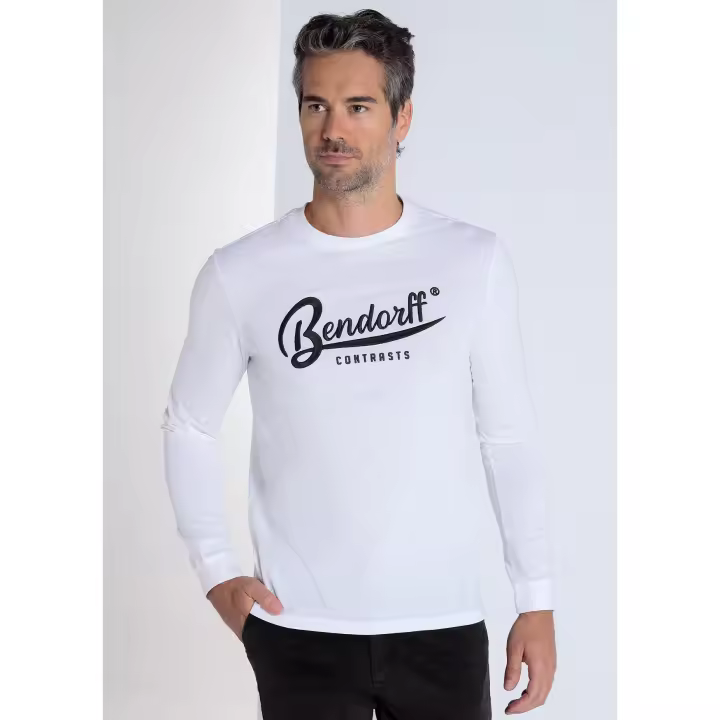 BENDORFF - Camiseta manga larga bordada en relieve - 1