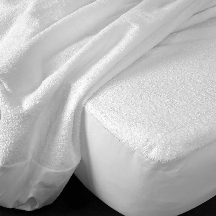 Protector impermeable de poliuterano para colchón, silencioso, transpirable, ajustable altura 30, hipoalergénico, mayor comodidad y protección para tu colchón, fácil lavado, ajustable al 100% (ELÁSTICO EN TODO EL PERÍMETRO), 150, 135, 105, 90 - 1