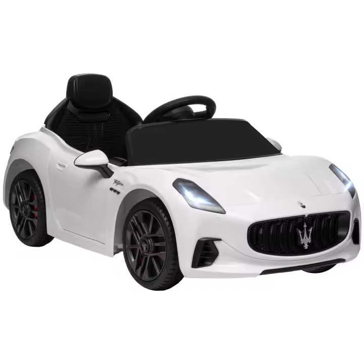 AIYAPLAY Coche Eléctrico para Niños de +3 Años Coche Eléctrico Infantil Coche de Batería 12V con Mando a Distancia Velocidad Ajustable USB Faros Bocina - 1