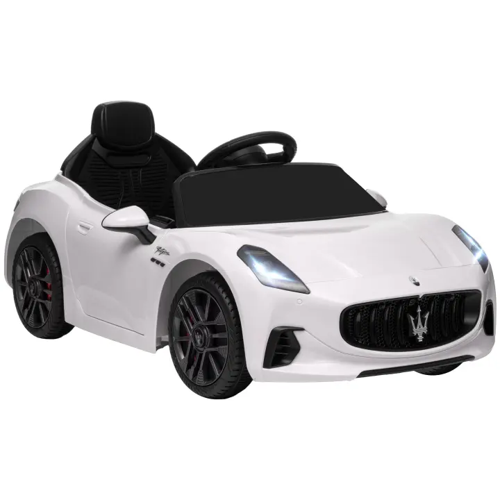 AIYAPLAY Coche Eléctrico para Niños de +3 Años Coche Eléctrico Infantil Coche de Batería 12V con Mando a Distancia Velocidad Ajustable USB Faros Bocina - 1