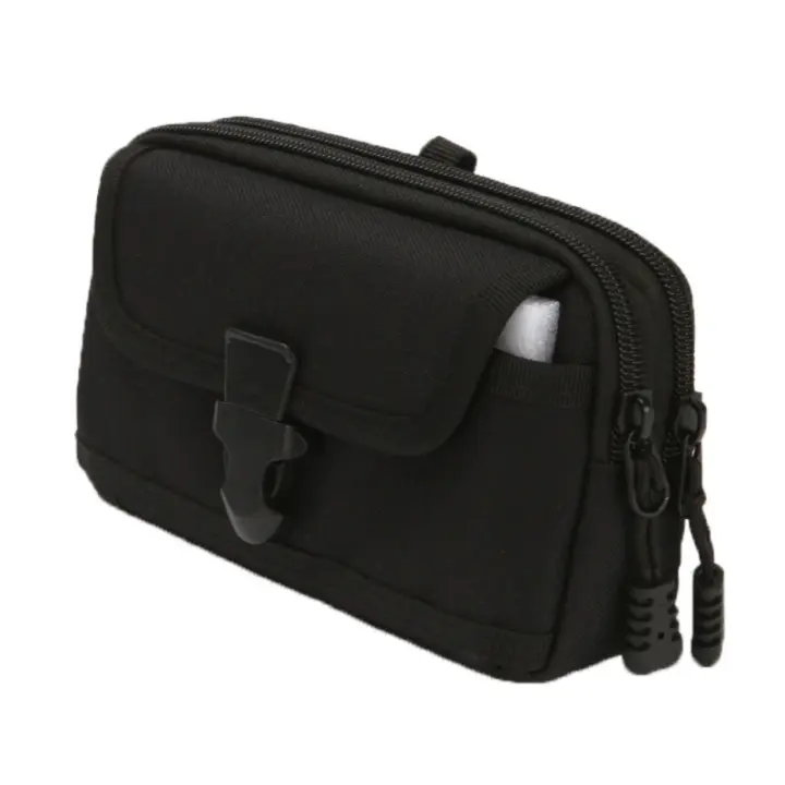 Bolsa Táctica Molle Con Cinturón Portamóviles Para Caza Y Camping Accesorios De Bolsa De Hombro De Nylon Para Exterior - 1