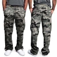 Pantalones Casuales Para Hombre Con Estampado De Tela De Fleece Táctico Multibolsillos Militar Camuflado Ajuste Suave Para Trabajo - details 5