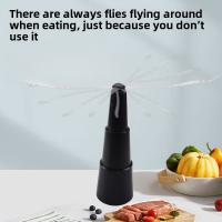 Ventilador Repelente De Mosquitos Para Mesas Repelente Eléctrico Para El Hogar Y Exteriores Con Hojas Holográficas Negro Adecuado Para Uso En Picnics - details 2