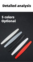 10PCS Almohadillas Anticolisión Para Puertas De Coche Textura De Fibra De Carbono Anticollisiones Del Portón Delantero Y Trasero - details 5