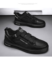 Zapatos Vulcados Para Hombre Malla Transpirable Cuero PVC Antideslizante Cómodo Suela Gruesa Talla Grande Zapatillas Blancas - details 11