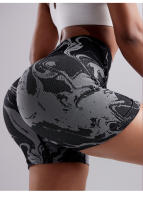 Leggings De Entrenamiento Sin Costuras De Alta Elasticidad En Color Camuflaje Para Mujer Shorts De Yoga Levantador De Glúteos Ropa Deportiva Ajuste Fitness Pantalones De Gimnasio - details 20
