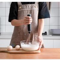 Batidor Eléctrico Mini de Acero Inoxidable para Cocina Hogareña Herramienta de Cocina para Crema Leche Cafe Té - details 10