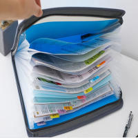 Carpeta De Documentos A4 Con 13 Capas Impermeable Y Doble Cremallera Para Estudiantes Y Oficina Suministros De Papelería - details 8