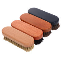 Cepillo De Cuidado Y Limpieza Para Manillar Y Zapatos De Piel Con Pelo De Caballo Y Madera Herramienta De Detalles Para Coche - details 2