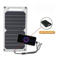 Cargador Portátil De Panel Solar Fotovoltaico 6WC Para Exteriores Senderismo Camping Recargable Para Móvil Resistente Al Agua - details 1