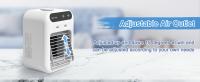 25W Recargable Mini Unidad de Aire Acondicionado Portátil 2 Spray de Aire Frío, Ventilador de Enfriamiento Personal with 2 Velocidades, Pequeños - details 2
