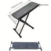 Pedal De Pies Ajustable Antideslizante Para Pedicura Portátil Cuidado De Uñas Para Uso En Salón Y Hogar - details 6