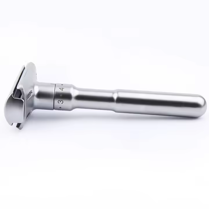 Afeitadora De Seguridad Ajustable Para Hombres Doble Lámina Corte Suave Para Rostro Y Cuerpo Eliminación De Vello Bajo 1-6 - 1