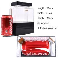 Acuario De Mesa 1.5L Mini Para Betta Peces Con Filtro Y Bomba De Aire USB Luz LED Decoración Marina Sin Contener Químicos Originales En China - details 18