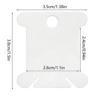 200pcs Bobines De Tela Dura Para Hilo De Algodón Herramienta De Bordado Y Costura Soporte Para Hilo De Cruz DIY - details 8