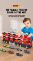 Gran Camión De Transporte De Coches Lloy Deformable Y Plegable Multifuncional Regalo Educativo Para Niños Modelo De Deportivos - details 2