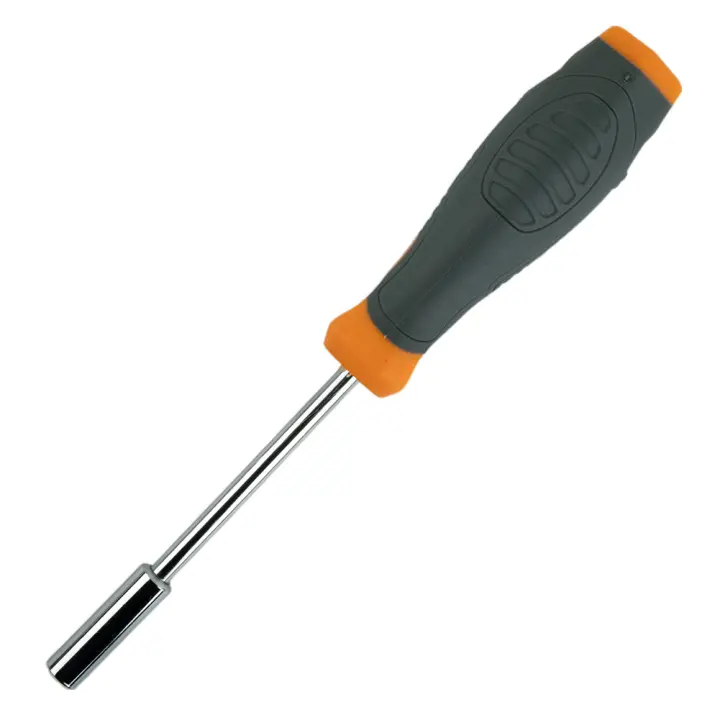 Adaptador De Destornillador Magnético 6.35mm Hex 1/4" Con Portabits Y Llave De Rotación Herramienta De Reparación Manual - 1