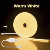 Tira De Luz LED En Blanco Cálido Cortable Para Decoración De Habitaciones 5/10/20 Metros Con Enchufe Luz De Fondo Para Sala De Estar - details 3