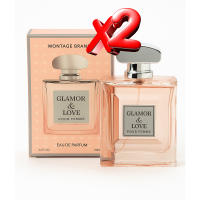 2 UNIDADES Glamor & Love Eau de parfum pour femme 100ml Montage Brands Fragancia inspirada en otros perfumes Perfume Mujer - details 1