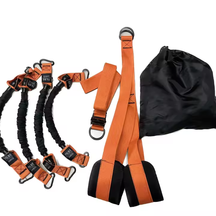 Banda De Aumento De Agarre Para Músculos De La Espalda Y Biceps 75-300 LBS Multifuncional Para Entrenamiento De Fuerza Y Fitness Herramienta De Alto Intensidad - 1