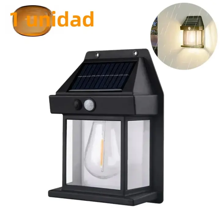 Lámparas De Seguridad Solar Exterior Impermeables Con Sensor De Movimiento Iluminación Automática De Jardín 1-4PCS Luz LED Calor - 1