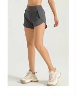 MOV Los bolsillos laterales anti-Exposición de los pantalones cortos de los deportes de las mujeres a continuación los pantalones cortos corrientes de la yoga de la aptitud - details 10