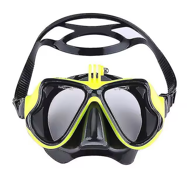 Verde Máscara Subacuática Profesional con Soporte para Cámara de Buceo Gopro - 1