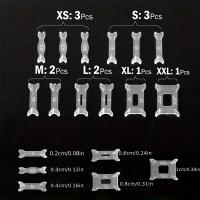 Set De 12 Piezas De Pads Ajustador De Anillo Reductor De Tamaño Herramientas De Joyería Plástico No Marcado Origen China - details 1