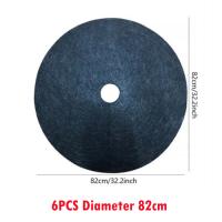 6PCS Anillo De Cobertura Para Árboles No Tejido Protector Antideslizante De 15cm-82cm Barreira De Maleza Para Jardinería - details 12