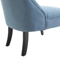 Sillón TV Reclinable con almohadas y pies elevados, Lino Azul, 52,5x69x77 cm, para uso en Salón - details 1