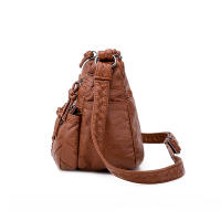 Bolso De Hombro Para Mujer En PU Genuino Moda Y Versatilidad Regalo Ideal Para Chicas Y Adultas Mayores Con Cierre De Cremallera Y Bolsillo Interior - details 14