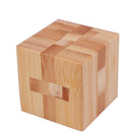 Juego De Rompecabezas De Madera 3D Para Adolescentes Y Adultos Juguete De Lógica Cubo Mágico Teaser De Madera Rompecabezas Geométrico - details 9